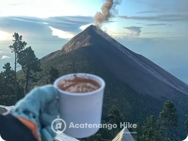 Acatenango Hike Tour with Private Glamping for 2 People from Antigua Guatemala